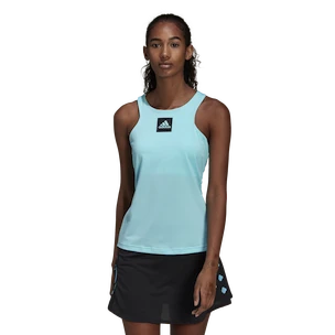 Maglietta da donna adidas  Paris Y-Tank Primeblue Aqua M