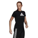 Maglietta da donna adidas  Primeblue Designed 2 Move Logo Sport Black XS