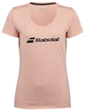 Maglietta da donna Babolat  Exercise Babolat Tee Tropical Peach