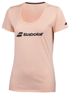 Maglietta da donna Babolat  Exercise Babolat Tee Tropical Peach