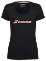 Maglietta da donna Babolat  Exercise Babolat Tee Women Black