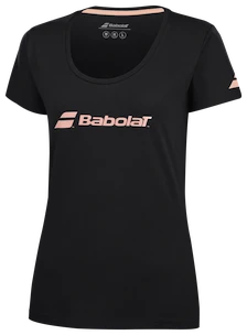 Maglietta da donna Babolat  Exercise Babolat Tee Women Black