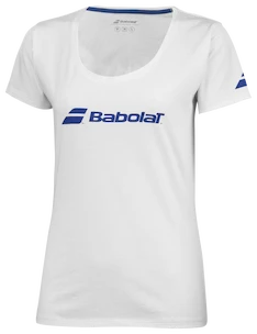 Maglietta da donna Babolat  Exercise Babolat Tee Women White