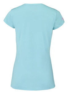 Maglietta da donna Babolat  Exercise Flag Tee Women Angel Blue S