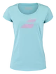 Maglietta da donna Babolat  Exercise Flag Tee Women Angel Blue S