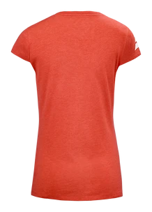 Maglietta da donna Babolat  Exercise Stripes Tee Poppy Red S