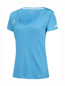 Maglietta da donna Babolat  Play Cap Sleeve Top Women Cyan Blue