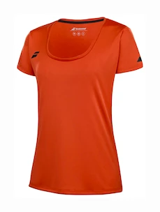 Maglietta da donna Babolat  Play Cap Sleeve Top Women Fiesta Red