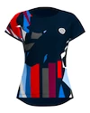 Maglietta da donna BIDI BADU  New York 2024 Capsleeve Dark Blue/Red