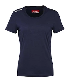 Maglietta da donna CCM Crew Neck SS TEE True Navy