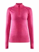 Maglietta da donna Craft  Core Dry Active Comfort Zip Pink