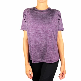 Maglietta da donna Endurance Athlecia Pasew Melange Seamless Tee Purple