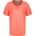 Maglietta da donna Endurance  Q Bree Melange SS Tee Orange 46