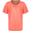 Maglietta da donna Endurance  Q Bree Melange SS Tee Orange