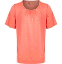 Maglietta da donna Endurance  Q Bree Melange SS Tee Orange