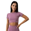 Maglietta da donna GymBeam  FLO CropTop Violet