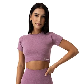 Maglietta da donna GymBeam FLO CropTop Violet