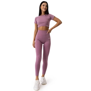 Maglietta da donna GymBeam  FLO CropTop Violet