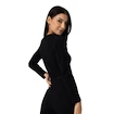 Maglietta da donna GymBeam  FLO Ribbed CropTop Black