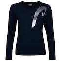 Maglietta da donna Head  Club 21 Linda LS Women Dark Blue M