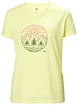 Maglietta da donna Helly Hansen  Skog Recycled Graphic Tee Fadded Yallow XS