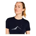 Maglietta da donna Icebreaker Merino 150 Tech Lite SS T South Const Midnight Navy