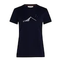 Maglietta da donna Icebreaker Merino 150 Tech Lite SS T South Const Midnight Navy