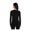 Maglietta da donna Icebreaker Merino 200 Oasis LS Scoop Black