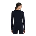 Maglietta da donna Icebreaker Merino 200 Sonebula LS Crewe Mid Navy/Royal Navy/Snow/Cb