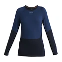 Maglietta da donna Icebreaker Merino 200 Sonebula LS Crewe Mid Navy/Royal Navy/Snow/Cb M