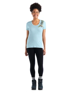 Maglietta da donna Icebreaker  Tech Lite II SS Scoop Tee Fabulous Fer Haze L