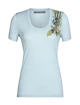 Maglietta da donna Icebreaker  Tech Lite II SS Scoop Tee Fabulous Fer Haze L