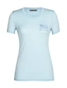 Maglietta da donna Icebreaker  Tech Lite II SS Tee Mountain Lake Haze