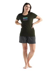 Maglietta da donna Icebreaker  Tech Lite II SS Tee Trailhead Loden M