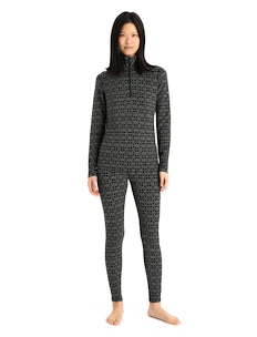 Maglietta da donna Icebreaker  W 250 Vertex LS Half Zip Black M