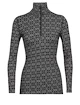 Maglietta da donna Icebreaker  W 250 Vertex LS Half Zip Black M