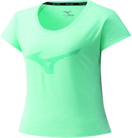 Maglietta da donna Mizuno Core RB Graphic Tee green