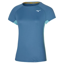 Maglietta da donna Mizuno Dryaeroflow Copen blue