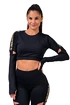 Maglietta da donna Nebbia  Crop Top 821 black