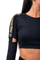 Maglietta da donna Nebbia  Crop Top 821 black