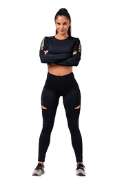 Maglietta da donna Nebbia Crop Top 821 black