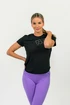 Maglietta da donna Nebbia  FIT Activewear Functional T-shirt with Short Sleeves black