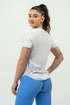 Maglietta da donna Nebbia  FIT Activewear Functional T-shirt with Short Sleeves white