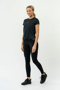 Maglietta da donna Nebbia  FIT Activewear T-Shirt “Airy” with Reflective Logo black