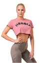 Maglietta da donna Nebbia  Fit & Sporty crop top old rose