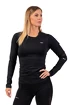 Maglietta da donna Nebbia  Long Sleeve Smart Pocket Sporty Top 418 black