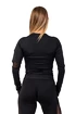 Maglietta da donna Nebbia  Long Sleeve Smart Pocket Sporty Top 418 black