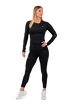 Maglietta da donna Nebbia  Long Sleeve Smart Pocket Sporty Top 418 black