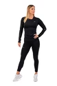 Maglietta da donna Nebbia  Long Sleeve Smart Pocket Sporty Top 418 black