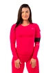 Maglietta da donna Nebbia  Long Sleeve Smart Pocket Sporty Top 418 pink